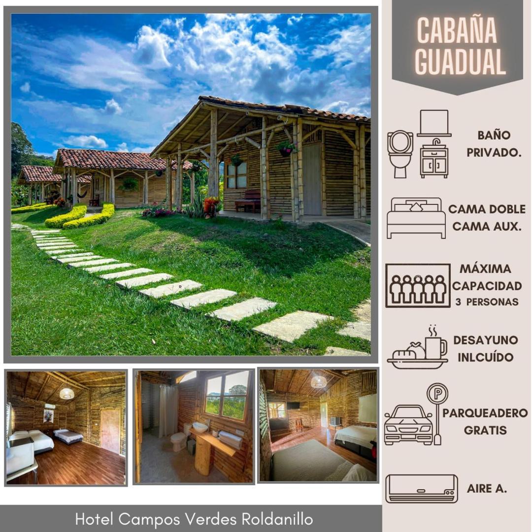 Hotel Campestre Campos Verdes Рольданильо Экстерьер фото